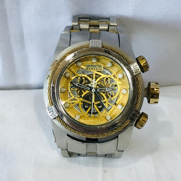 Relógio Pulso INVICTA Reserve Bolt Zeus Skeleton Modelo Jason