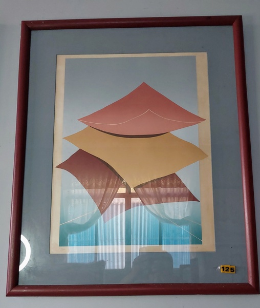 JENNY BARROSO - " Sem Título ", serigrafia, assinada no canto inferior direito. Tiragem 57 / 100.  Dimensões: 77 cm x 94 cm. Enviamos somente por transportadora.