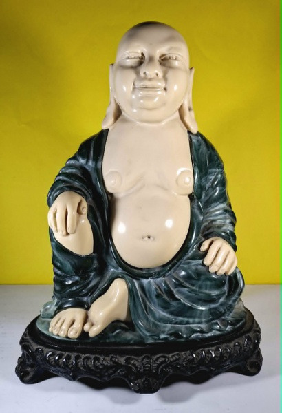 BRASIL DECADA DE 40/50-: Trata-se da figura folclórica de Budai, um monge budista tradicionalmente a