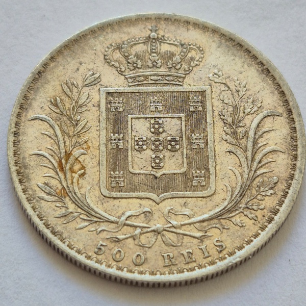 Lote 37 PaísPortugalPeriodoReino de Portugal 1836 - 1910SoberanoLuís IMoedaReal ... Valor de venda: