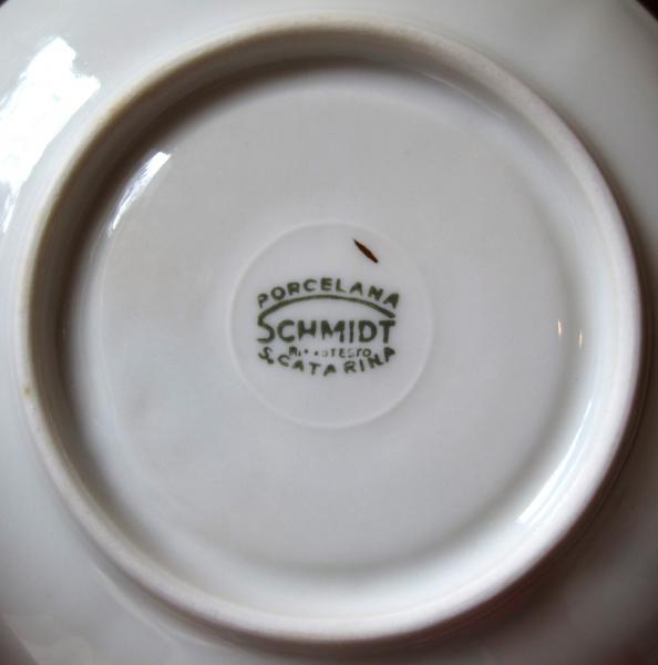 Jogo de chá e café de porcelana Schmidt, Rio do Testo