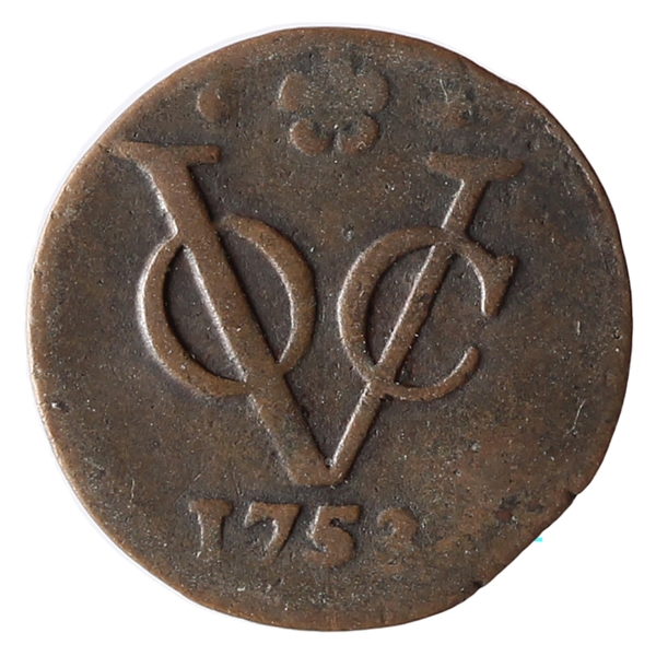 Lote 69 Holanda, Companhia das Índias Orientais Holandesas (V.O.C.) - Holland, 1/2 ... Valor atual: