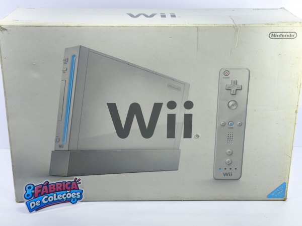 CONSOLE NINTENDO WII COMPLETO NA CAIXA JAPONES FUNCIONANDO EM