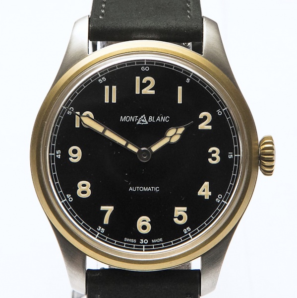 RELÓGIO: MONTBLANC 1858 MINERVA AUTOMÁTICO. TAMANHO: 43MM. MOVIMENTO: AUTOMÁTICO. CAIXA: EM PLAQUÊ DE OURO. OS RELÓGIOS SÃO VENDIDOS NO ESTADO DE CONSERVAÇÃO QUE SE ENCONTRAM. SÃO RELÓGIOS USADOS, OND