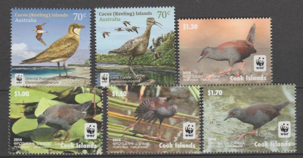 Lote 917 SELOS TEMATICOS MINT Passaros Valor atual: R$ 10,00