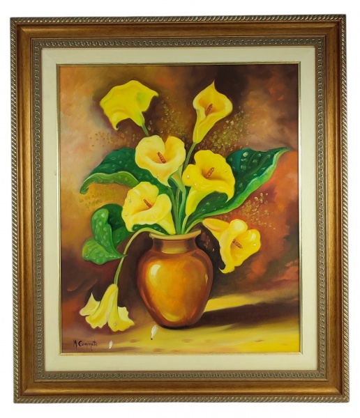 MARGA N. COMINATO - COPOS DE LEITE - OST - 60X50.