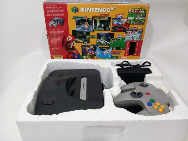 Clássico Video Game Super Nintendo 64 Americano na Caixa Original Completo com Controle e Fonte + Ca