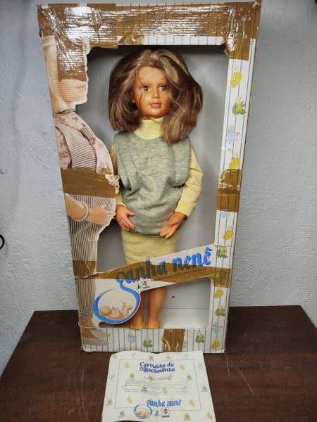 ANTIGA BONECA GANHA NENÊ DA MIMO NA CAIXA COMPLETA
