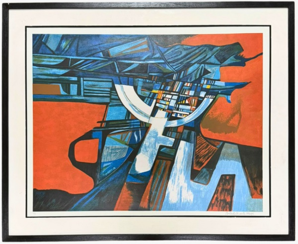 Roberto Burle Marx - Composição - Serigrafia - 70x80 cm - a.c.i.d. impressa