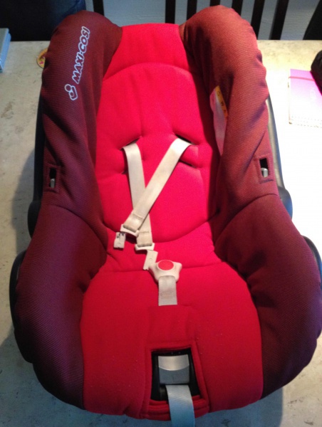 Bebe Conforto Maxi Cosi Vermelho Em Perfeito Esta