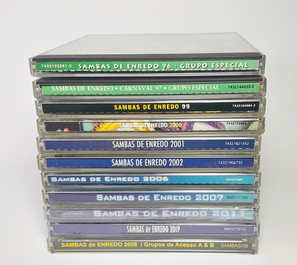 ammo CD まとめ売り Coleção de 10 CDs musicais originais de SAMBAS DE ENRED
