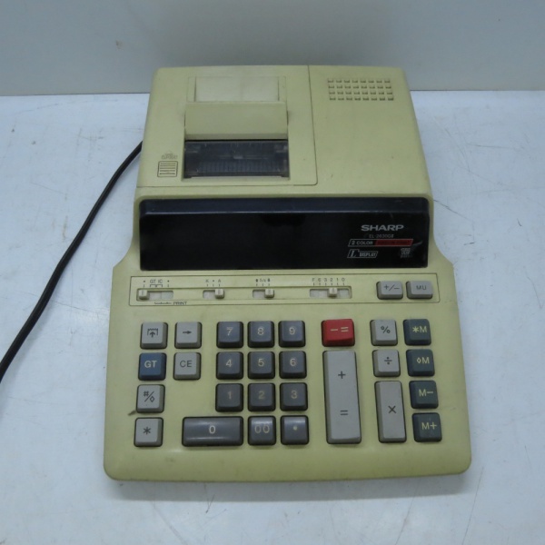 Calculadora De Mesa SHARP Modelo EL 2630GII Funcionand