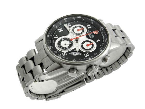Relógio Wenger Swiss Military Cronograph - Caixa e puls