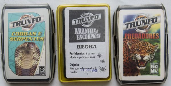 Jogo de Cartas - Super Trunfo - Cobras e Serpentes - Grow