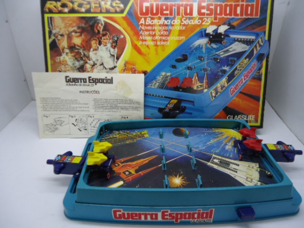 Glasslite Jogo Buck Rogers Guerra Espacial, Playtoy Brinquedos