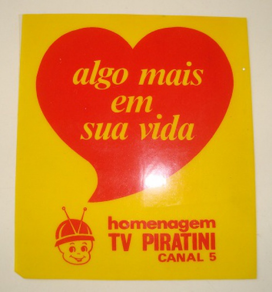 Plástico Antigo - TV PIRATINI - CANAL 5 - Aqlgo Mais em