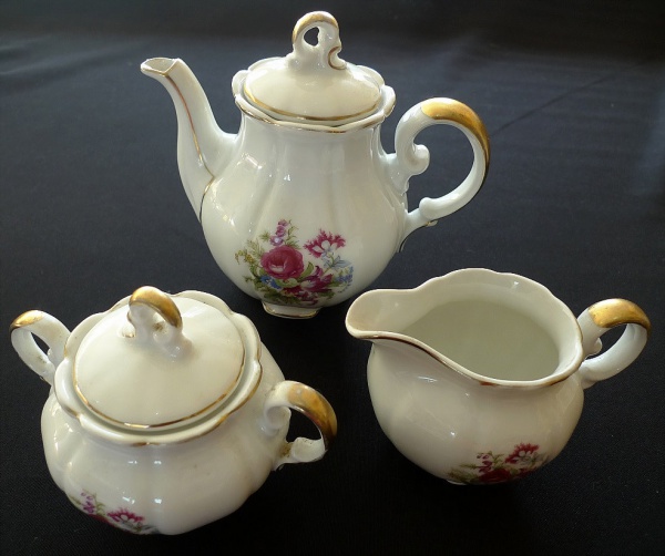 Jogo chá e café porcelana Mauá - Antiguidades - Centro, Três Lagoas  1254073485