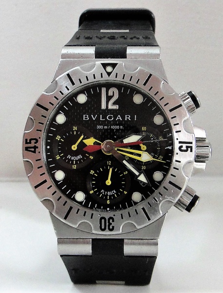 relogio bvlgari scuba