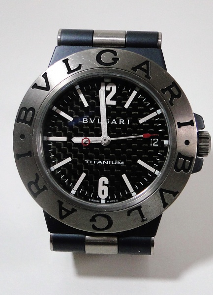 relogio bvlgari titanium original preço