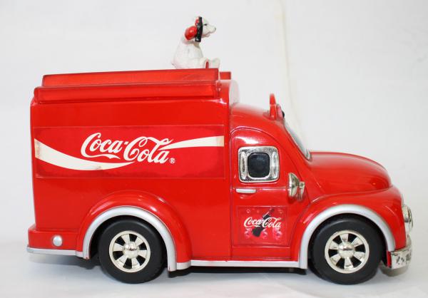 Antigo Caminhão Coca Cola Miniatura Plástico 17cm