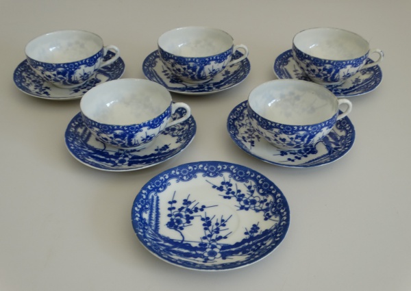 Pires Antigo Decorativo Em Porcelana Japonesa Casca De Ovo Coleção