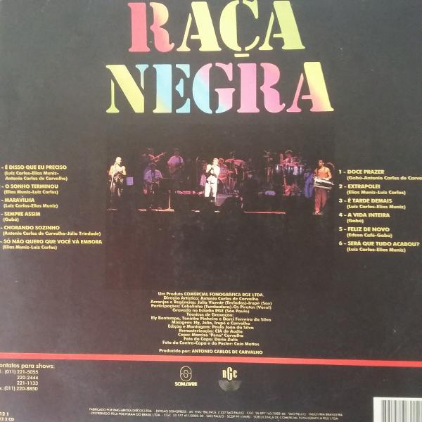 Raça Negra - É Tarde Demais - LP Vinil (1995)