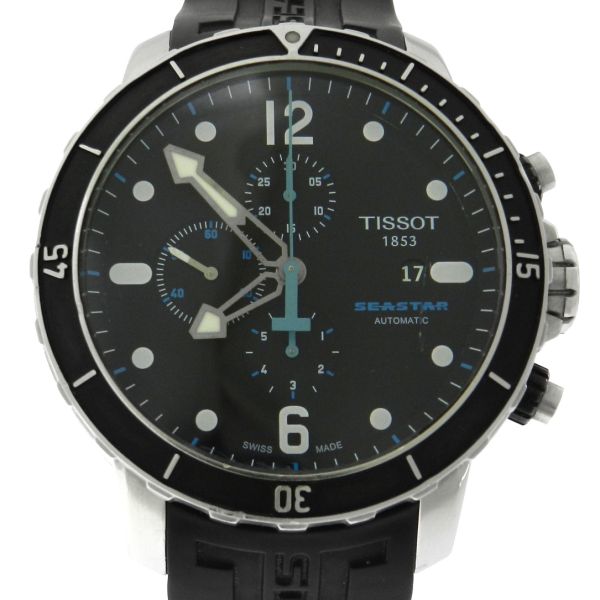 Rel gio Tissot Seastar Chronograph Automatic Caixa em