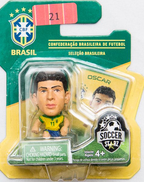 Brinquedo. Miniatura Soccer Starz. Seleção Brasileira