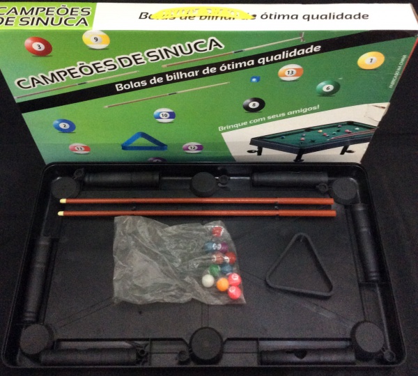 Jogo Snooker De Luxo Mesa de Sinuca - Braskit