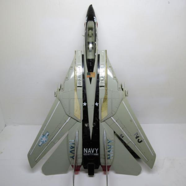 Antigo avião eletrônico F14 1990 New Bright Com control