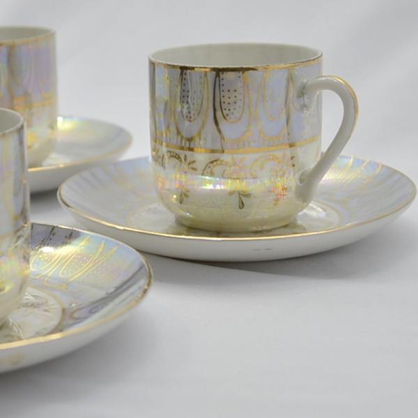 Conjunto Café Porcelana Casca de Ovo Japonesa H