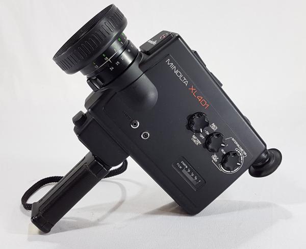MINOLTA XL 401 (1978-1983) - Câmera Super 8 compacta co