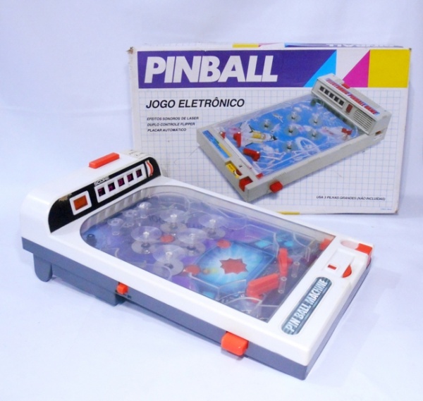 Brinquedo Pinball Antigo Funcionando nao marca placar Venda No Estado