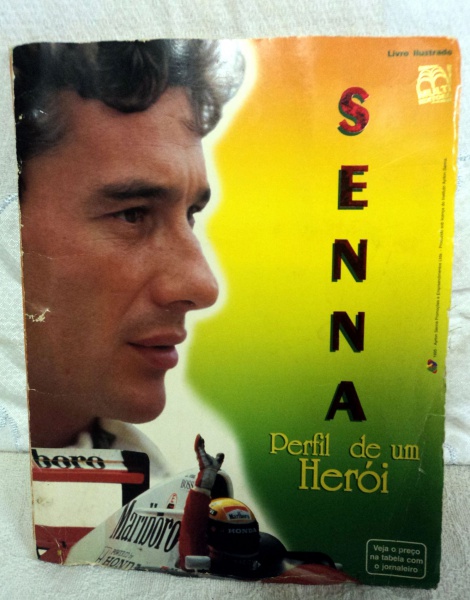 ÁLBUM CARDS AYRTON SENNA - Perfil de um Herói, da Multi Editora