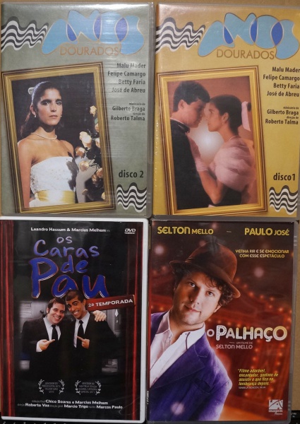 4 DVDs, filmes: Titanic / Rain Man / Outono em Nova Yor