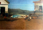 JOSÉ PANCETTI. Arraial do Cabo - gravura - 32 x 46 cm - assinada e datada 1948 no cid. (Editada pela EDARTE, Rio de Janeiro 1965)