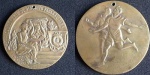 Medalha - Clube da Medalha - Casa da Moeda do Brasil - centenário do Distrito Federal 1934 Finlândia, Argentina, Brasil Liga Esportiva da Marinha Casa da Moeda (4,5cm)