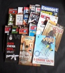 Lote com 20 revistas diversas, leitura obrigatória para estudantes, lazer, concurseiros.
