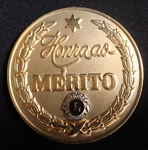 COLECIONISMO - Medalha comemorativa Lions Clube - RJ. Diam. 5 cm.