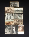 COLECIONISMO -- Lote com 10 cartões postais antigos de coleção. Med. 9 x 13 cm