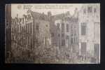 COLECIONISMO - Cartão Posta - Bélgica - Bruxelas -  datado de 1956 - com recorte de época colado no verso do cartão . Med. 9cm x 13cm