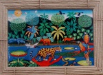 Militão dos Santos - peça em cerâmica assinada 20x30cm natural de Caruaru PE este artista é considerado um dos melhores pintores naif do Brasil