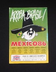 Colecionismo - Tabela Promocional da Atlantic dos Jogos da Copa do Mundo no México em 1986