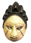 MÁSCARA TAILANDESA- divina máscara de madeira nobre medindo 33 cm alt.