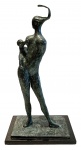 CARYBÉ- magnífica escultura de bronze , assinada, medindo 54 cm alt.