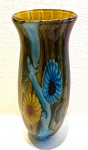 MURANO- imponente e pesado vaso de murano , com bela policromia , medindo 40 cm alt.