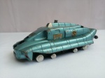 Miniatura Dinky Toys Made England, Spectrum Pursuit Vehicle, Die-Cast, aprox. 14,5 x 7 x 6cm, em ferro, Veículo de perseguição de espectro Dinky da série Capitão Escarlate, com desgastes, segue no estado, conforme apresentado nas fotos