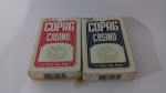 JOGOS - Par de baralhos Copag, com caixa de papel no estado. Não conferidos.