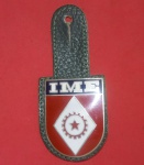 Medalha, condecoração militar, do ``IME`` com Presilha - verde