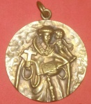 Medalha, Santo Antonio de Lisboa, material Bronze, assinada, : José Franco, muito bem conservado